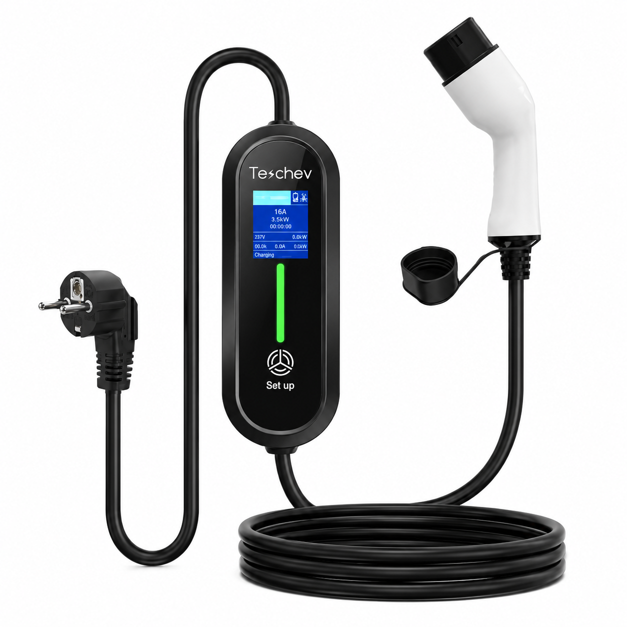 Chargeur Véhicule Électrique Portable Type 2 - 3.5 kW | CRVE-001
