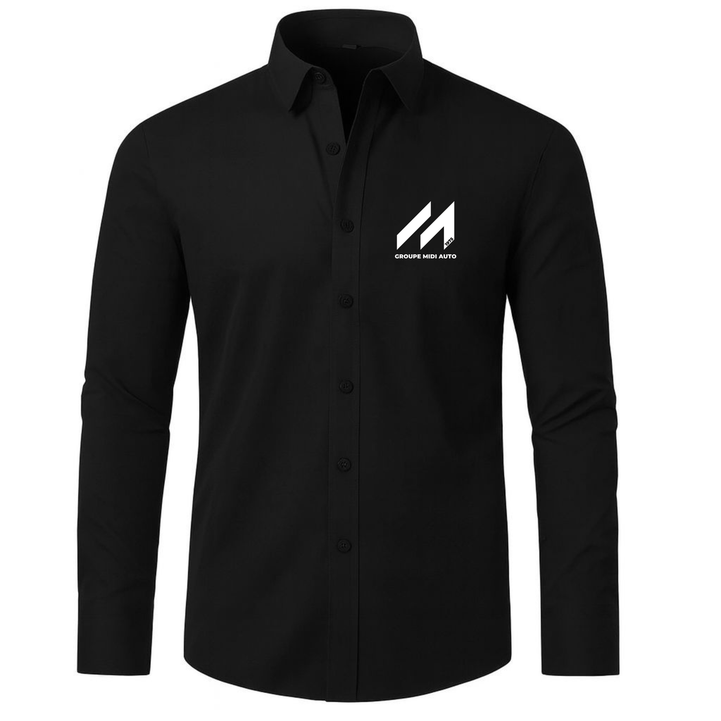 Chemise Corporate Class noire | Référence CML-001