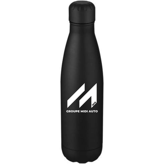 Gourde Isotherme Performance Noire (500ml) | Référence GIP-001