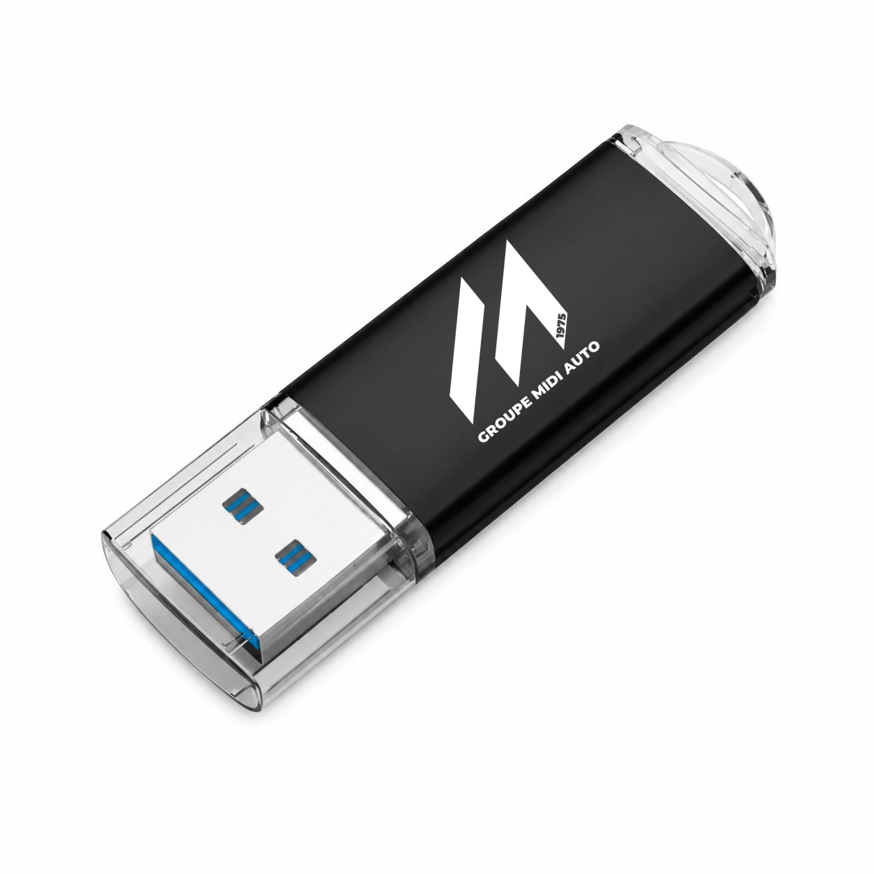 Clé USB avec capuchon transparent | USB-001