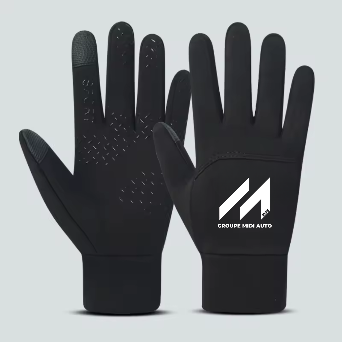Gants thermiques & tactiles GripLine Pro Noirs | GTTGP-001