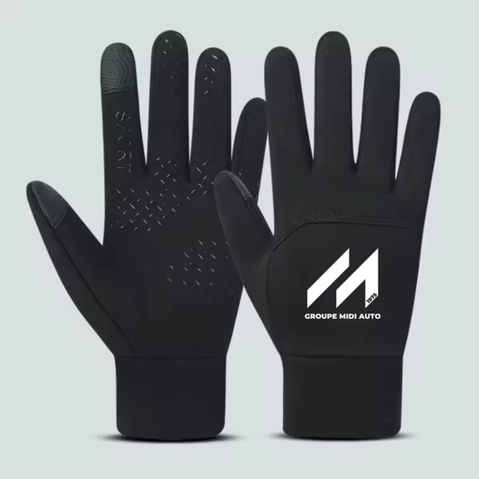 Gants thermiques & tactiles GripLine Pro Noirs | GTTGP-001