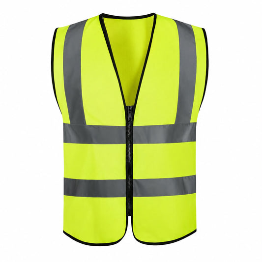 Gilet de sécurité haute visibilité zippé | GS-001