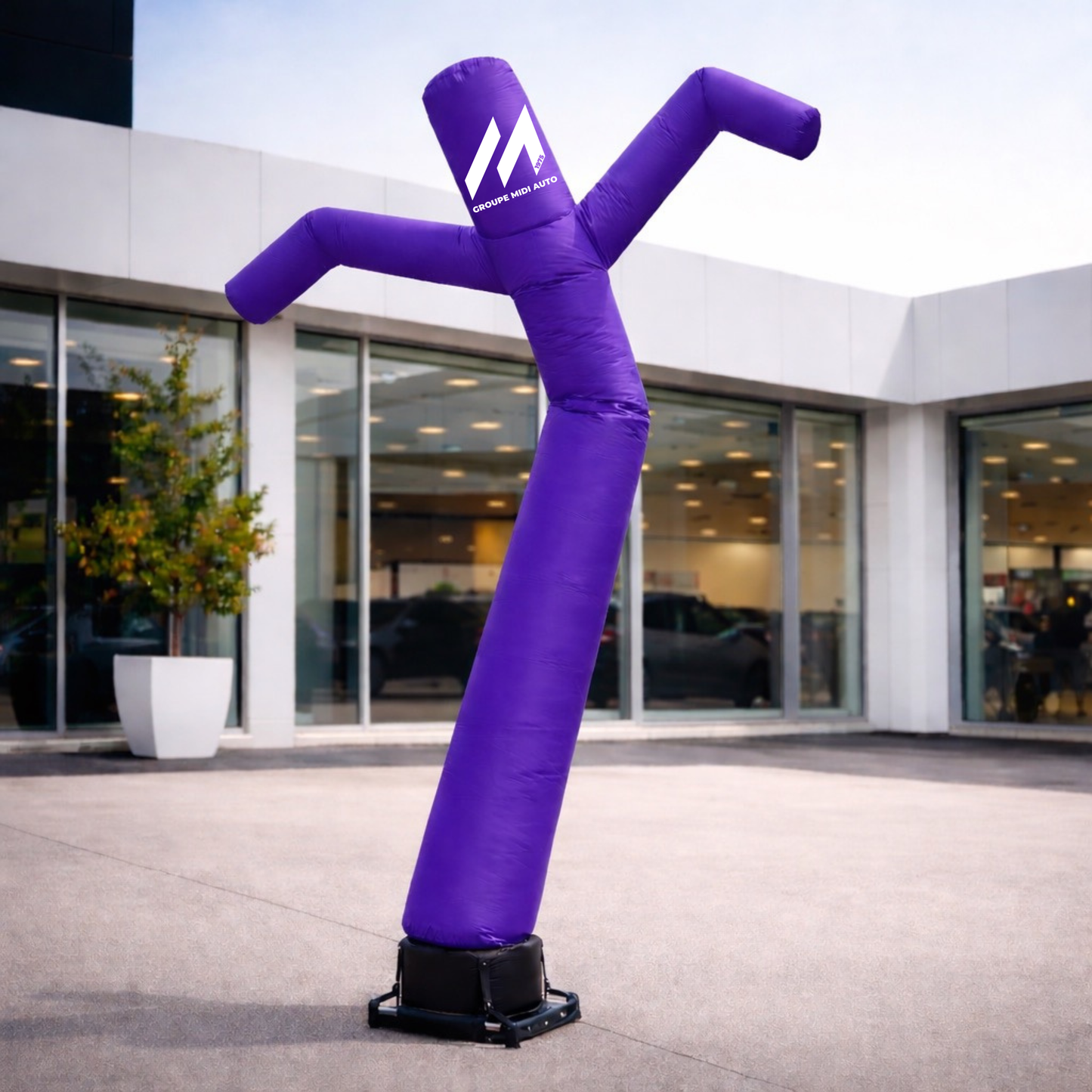 SkyDancer Pro Violet | SDP-001 (Tube + soufflerie + logo)